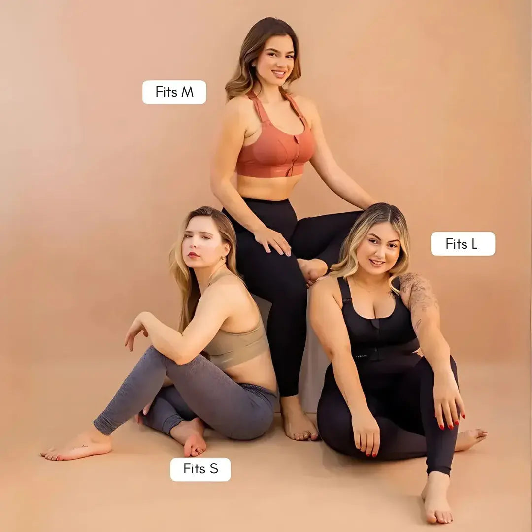 Top Active Bra - Reinforced Sports with Velcro Adjustments