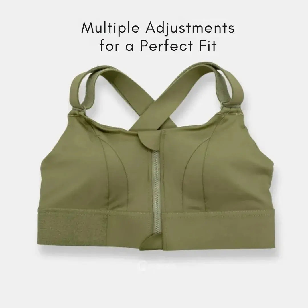 Top Active Bra - Reinforced Sports with Velcro Adjustments