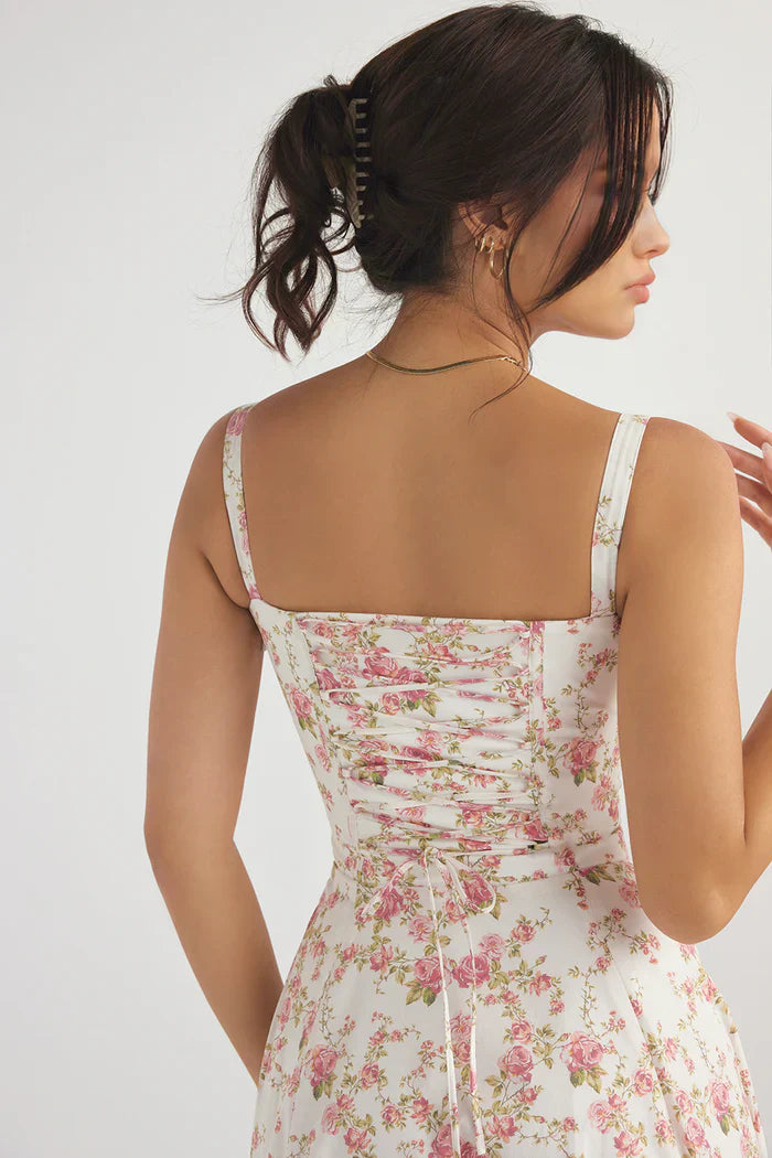 Mavie Bustier Midi Dress