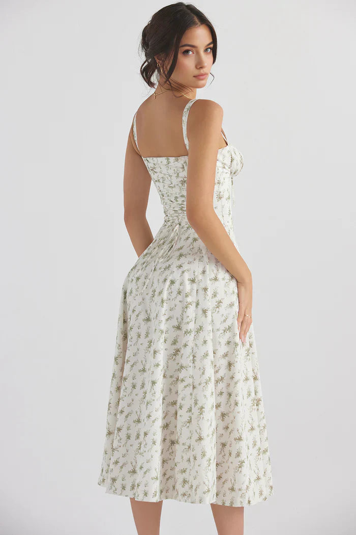 Mavie Bustier Midi Dress