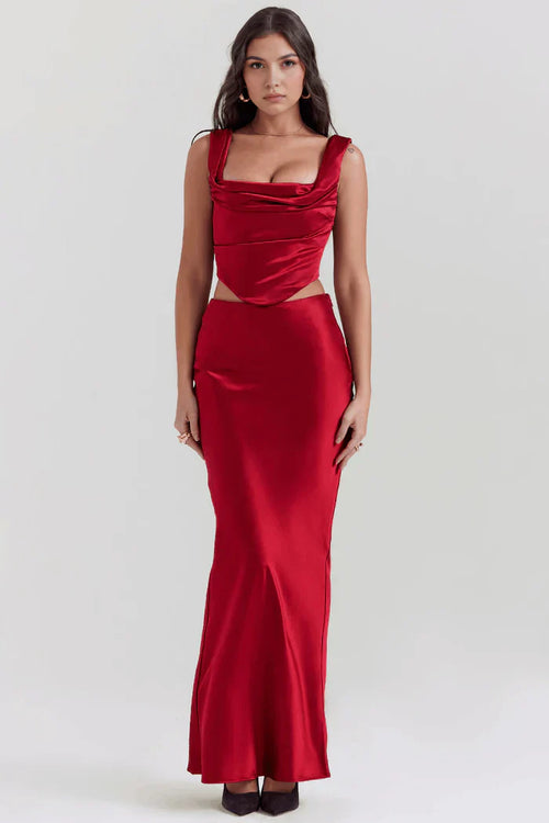 Ester Bustier Maxi Set