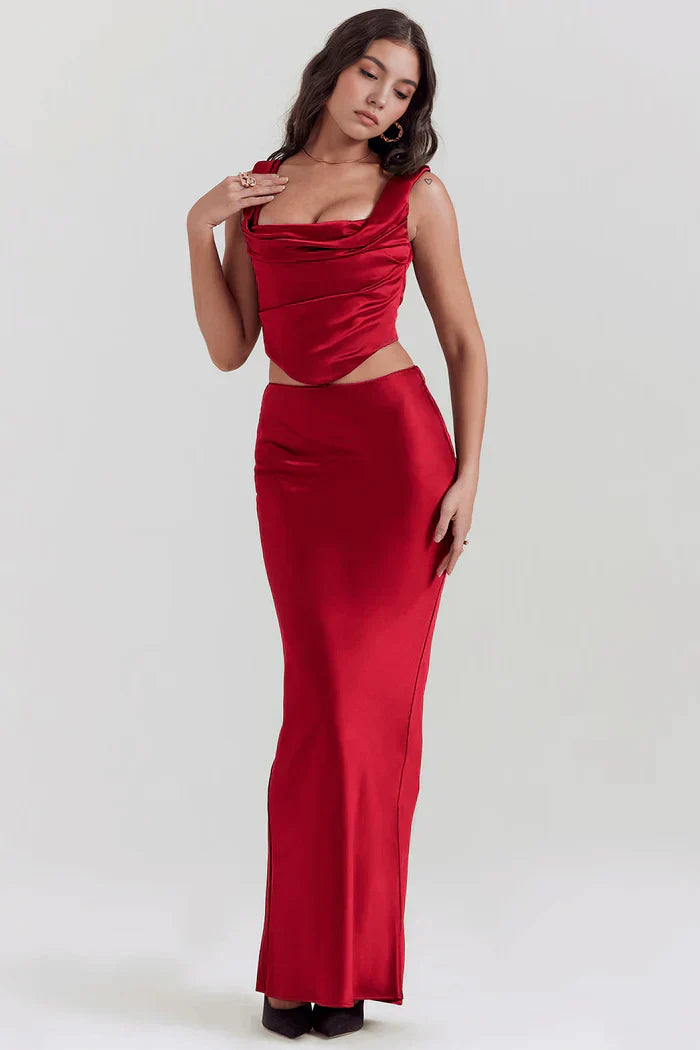 Ester Bustier Maxi Set