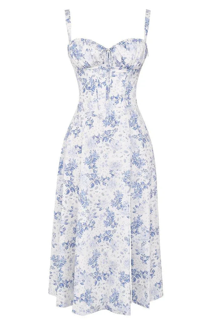 Mavie Bustier Midi Dress