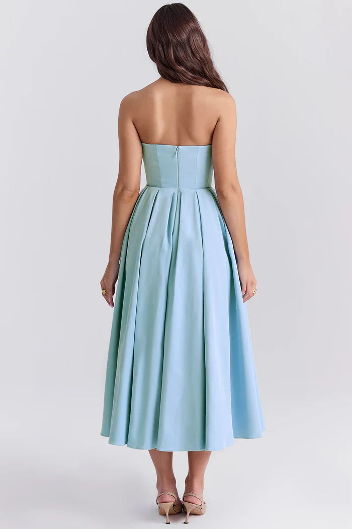 Celeste Bustier Midi Dress