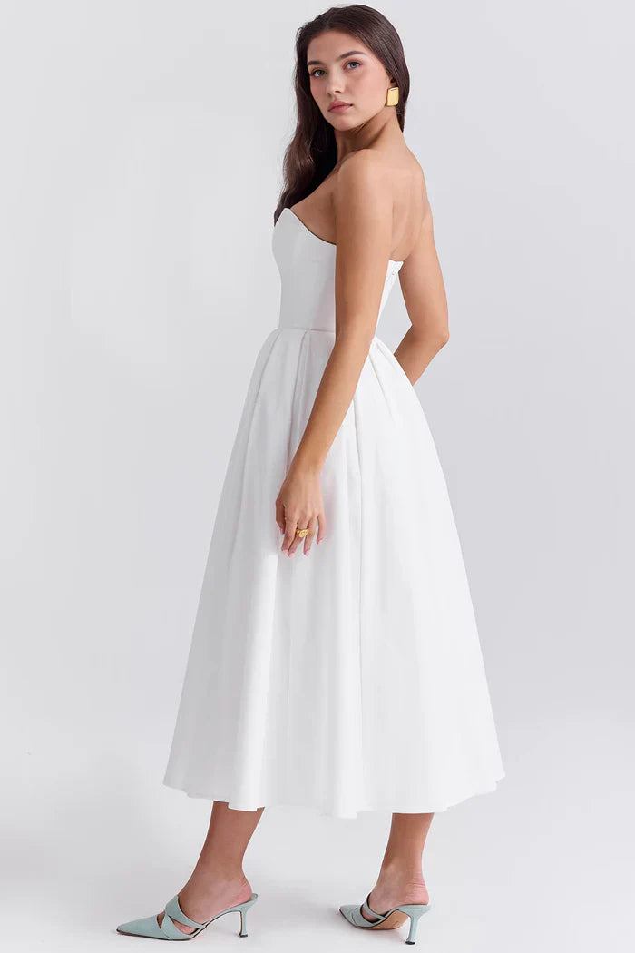 Celeste Bustier Midi Dress