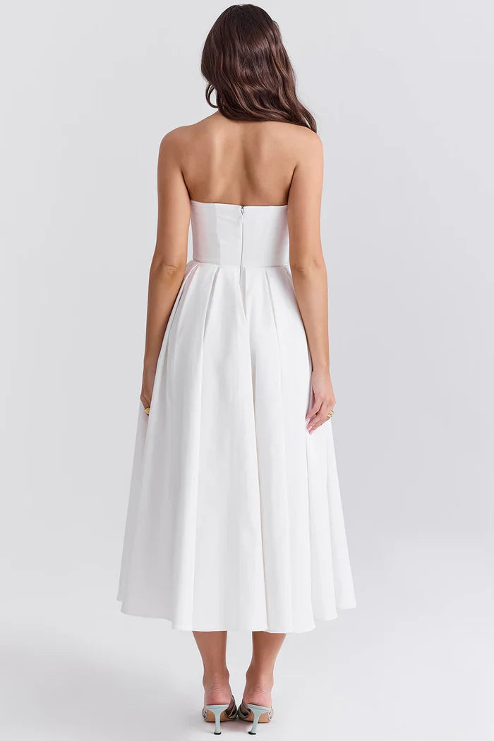 Celeste Bustier Midi Dress
