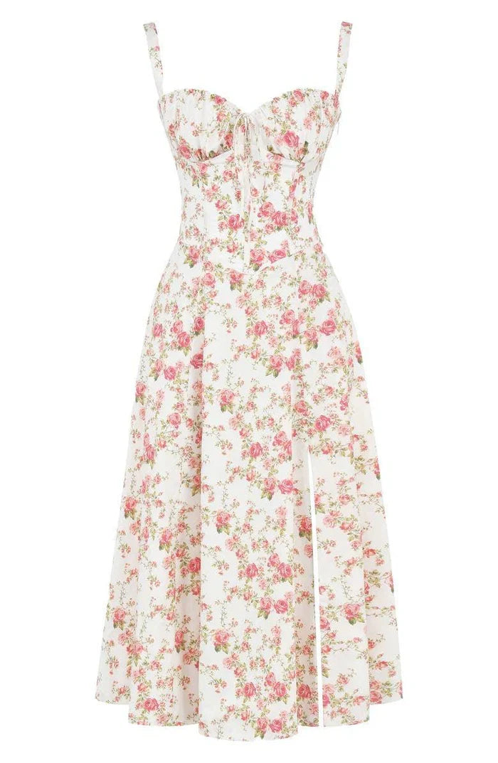 Mavie Bustier Midi Dress