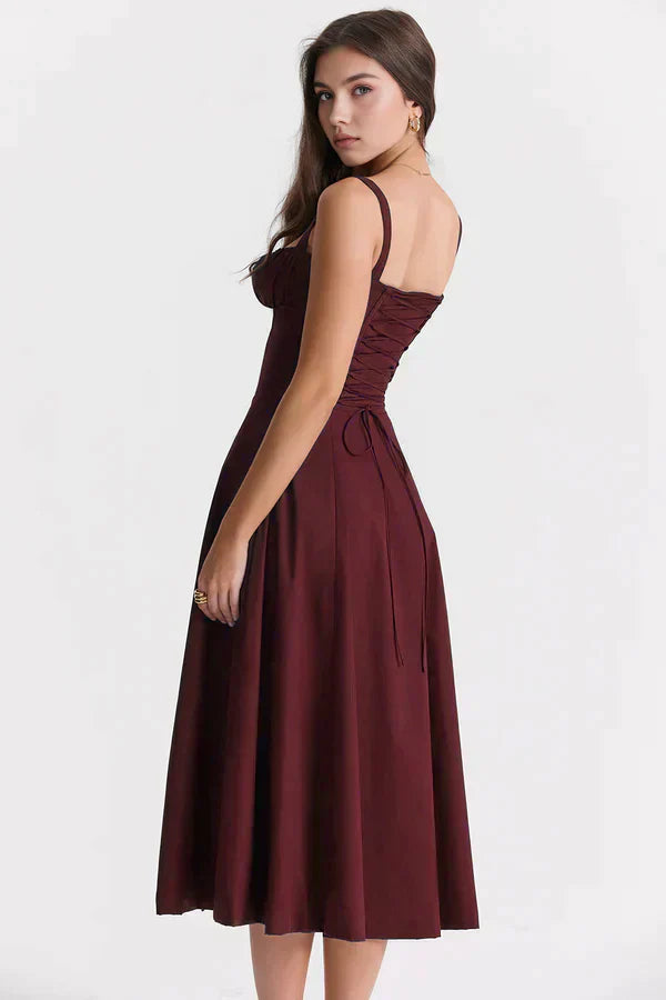 Mavie Bustier Midi Dress
