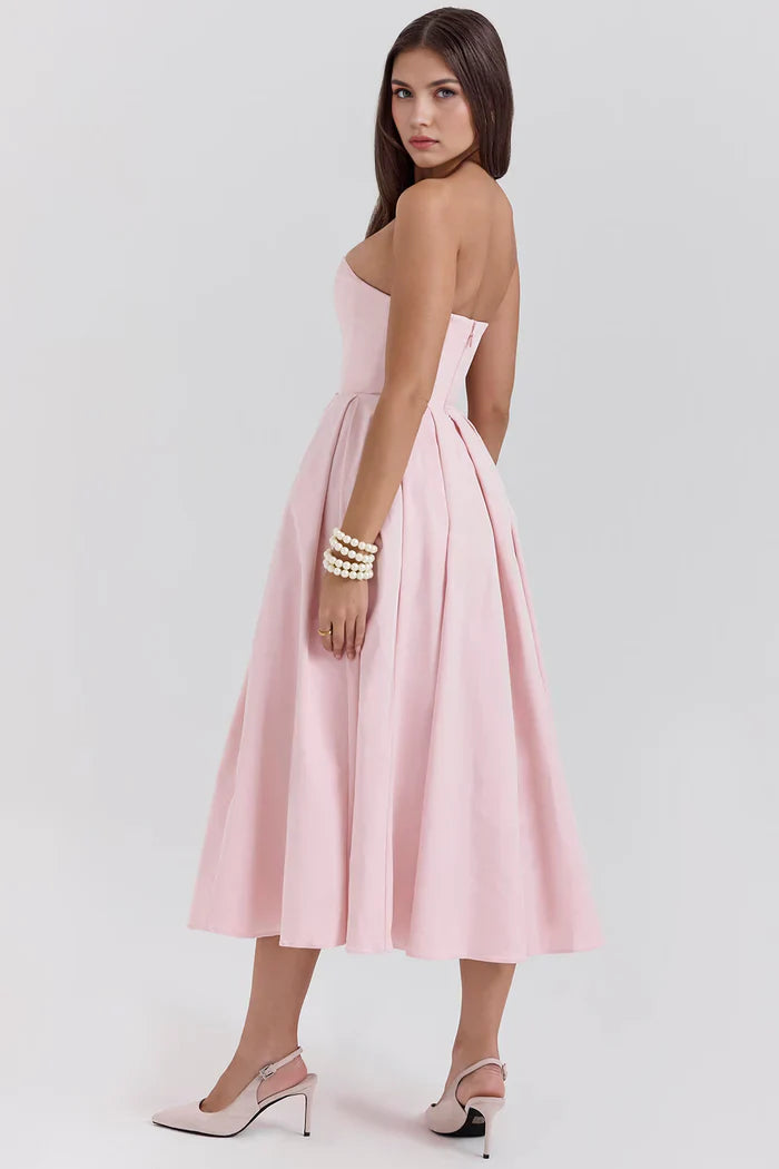 Celeste Bustier Midi Dress