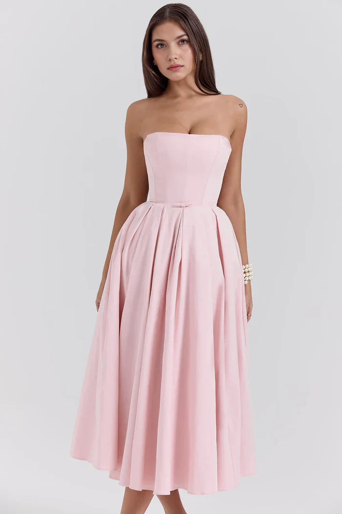 Celeste Bustier Midi Dress