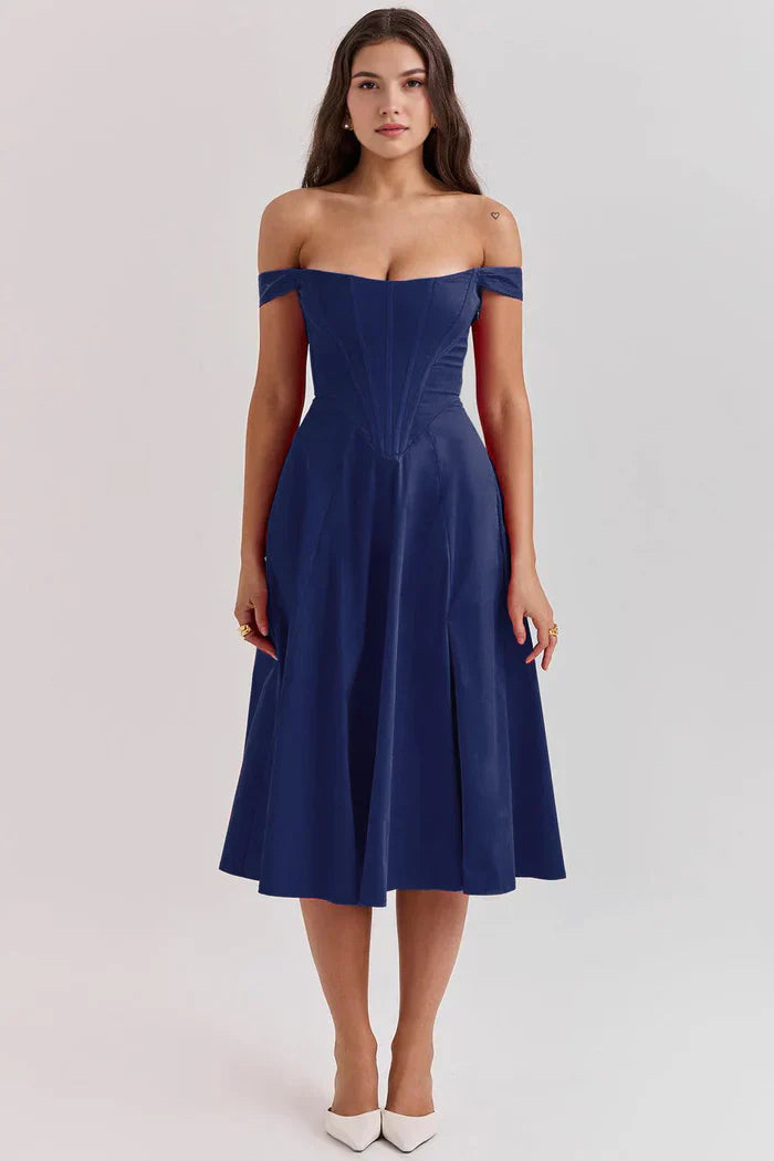 Mavie & Olivia Bustier Midi Dresses – Buy 1, Get 2
