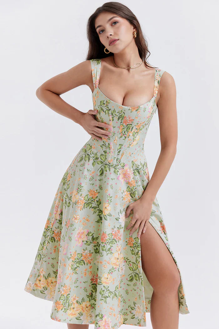 Mavie & Olivia Bustier Midi Dresses – Buy 1, Get 2