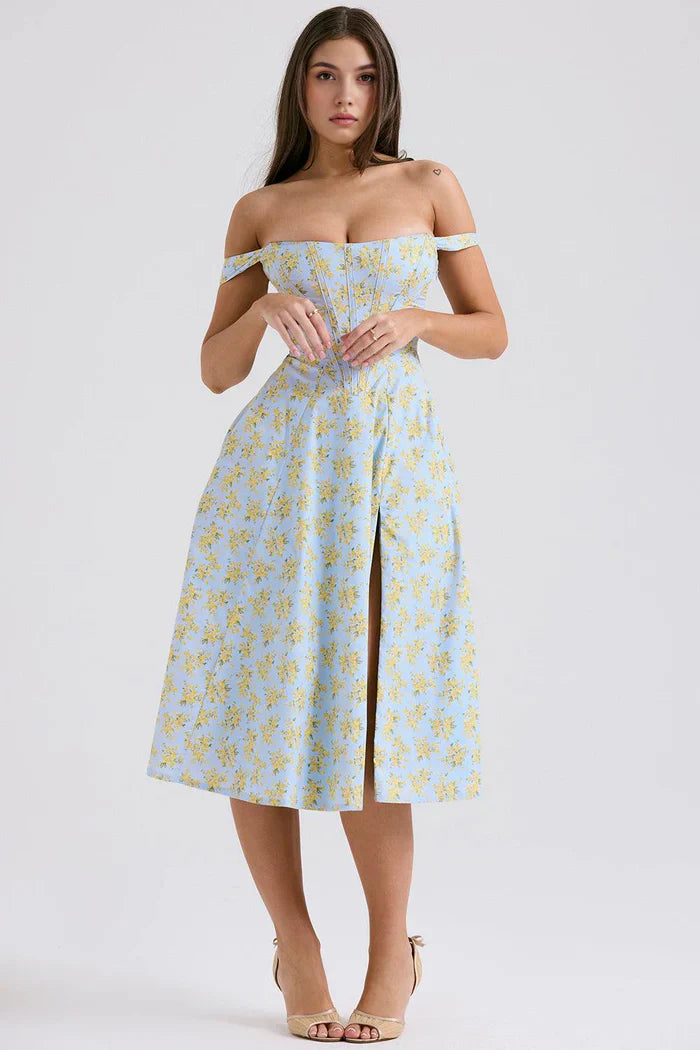 Mavie & Olivia Bustier Midi Dresses – Buy 1, Get 2