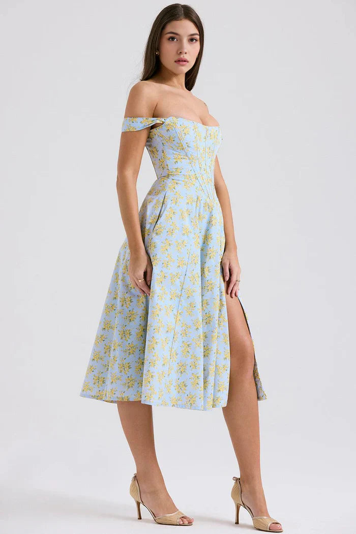 Mavie & Olivia Bustier Midi Dresses – Buy 1, Get 2