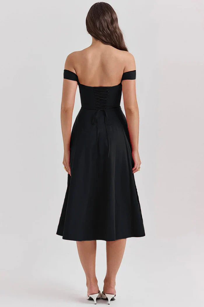 Olivia Bustier Midi Dress