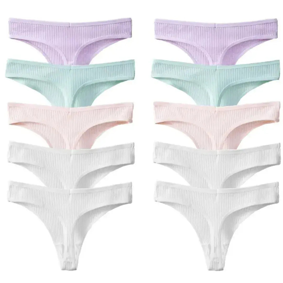 [Buy 5 Get 5 Free] CottonComfort Thongs - Antibacterial Protection
