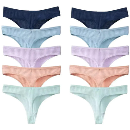 [Buy 5 Get 5 Free] CottonComfort Thongs - Antibacterial Protection