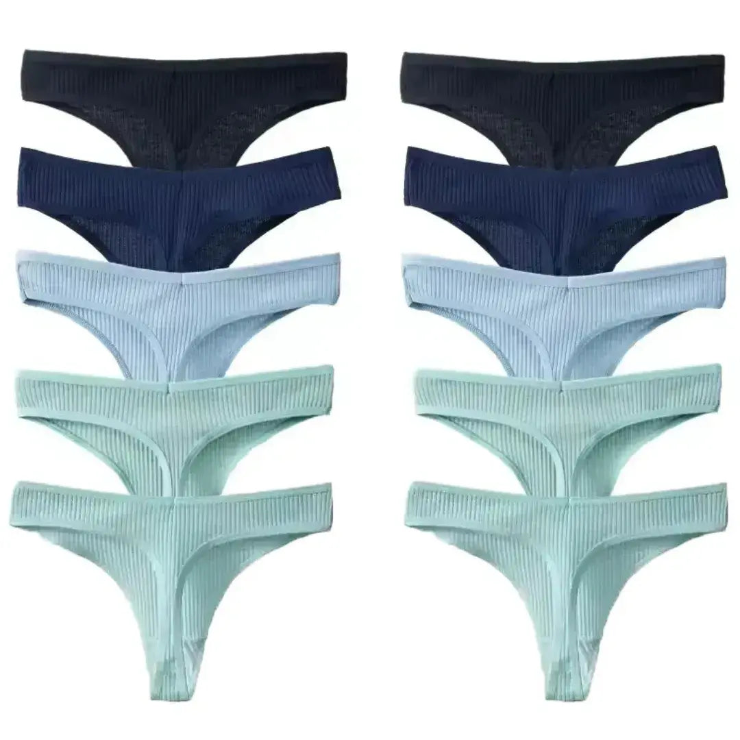 [Buy 5 Get 5 Free] CottonComfort Thongs - Antibacterial Protection