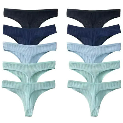 [Buy 5 Get 5 Free] CottonComfort Thongs - Antibacterial Protection