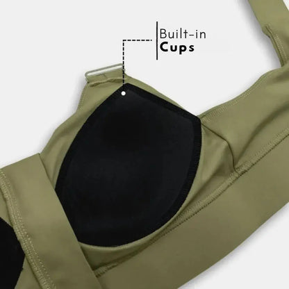 Top Active Bra - Reinforced Sports with Velcro Adjustments