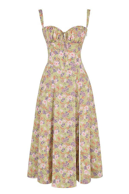 Mavie Bustier Midi Dress