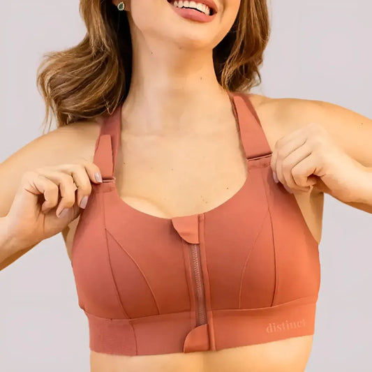 Top Active Bra - Reinforced Sports with Velcro Adjustments
