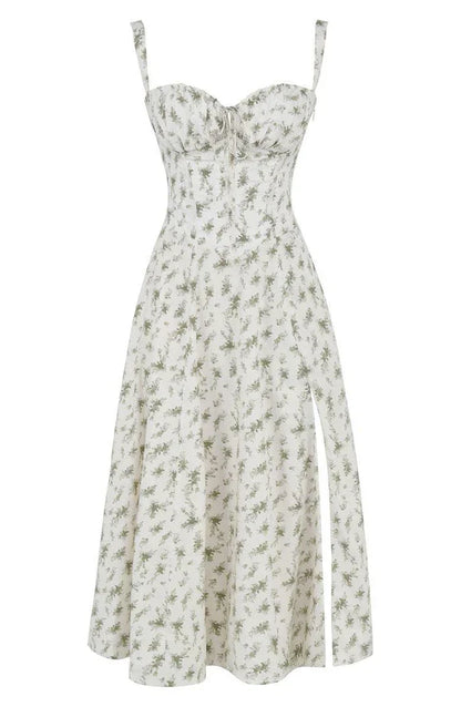 Mavie Bustier Midi Dress