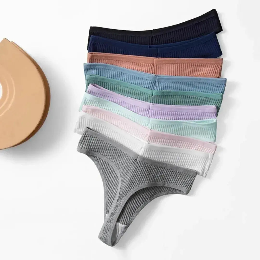 [Buy 5 Get 5 Free] CottonComfort Thongs - Antibacterial Protection
