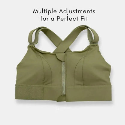 Top Active Bra - Reinforced Sports with Velcro Adjustments
