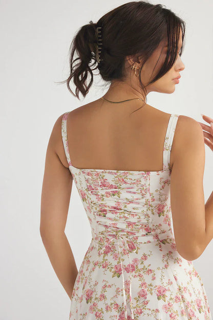 Mavie Bustier Midi Dress