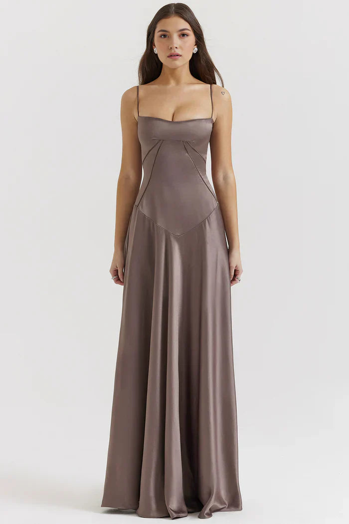 Marielle Bustier Maxi Dress