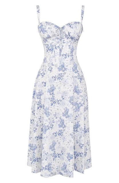 Mavie Bustier Midi Dress