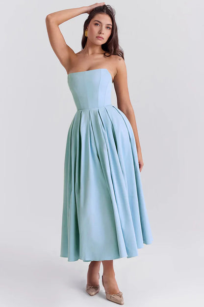 Celeste Bustier Midi Dress