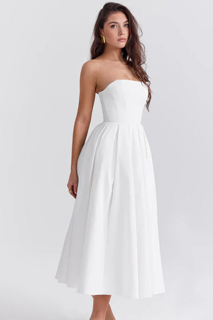 Celeste Bustier Midi Dress