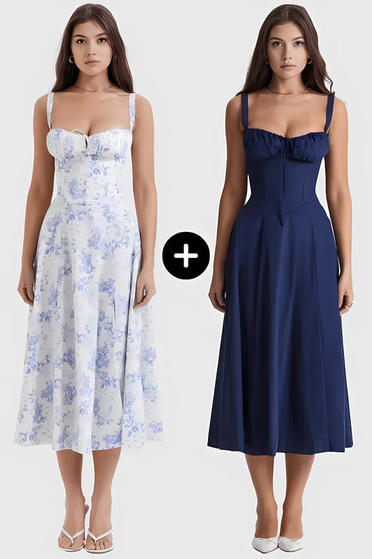 Mavie Bustier Midi Dress – Buy 1, Get 2