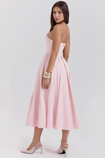 Celeste Bustier Midi Dress