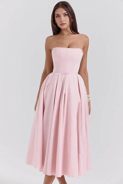 Celeste Bustier Midi Dress