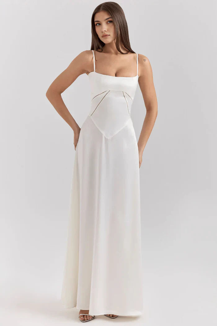 Marielle Bustier Maxi Dress